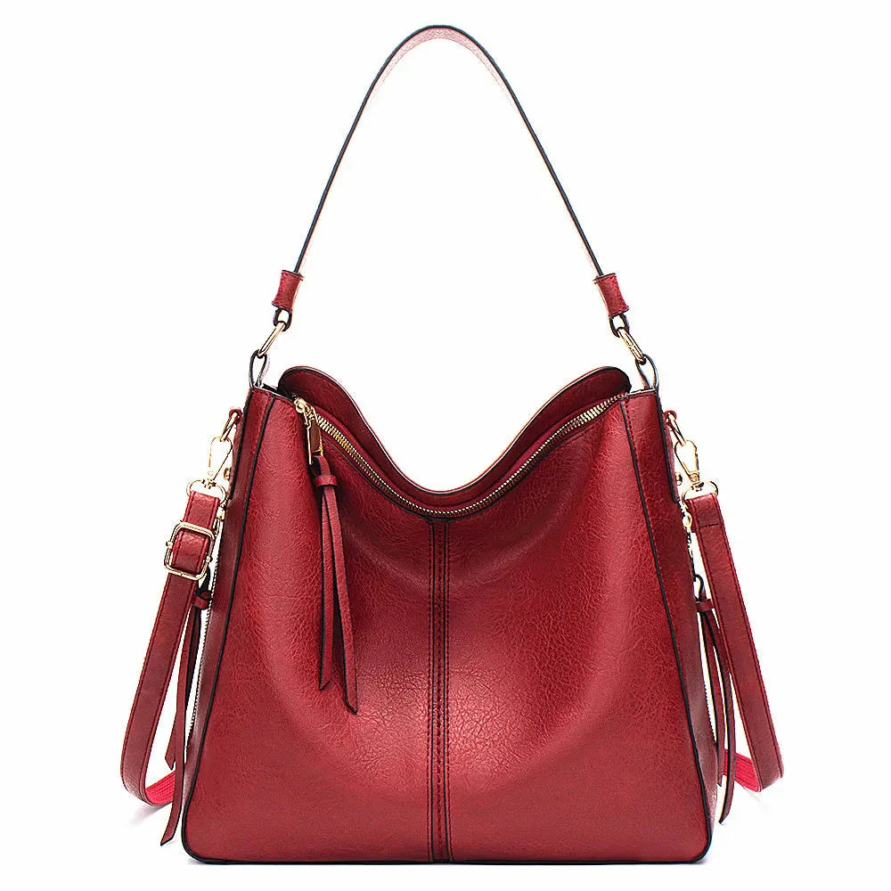 Leather Hobo Bag for Women