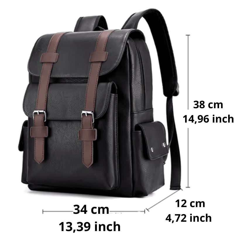 Leather Men's Backpack Balestrine