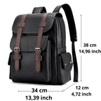 Leather Men's Backpack Balestrine