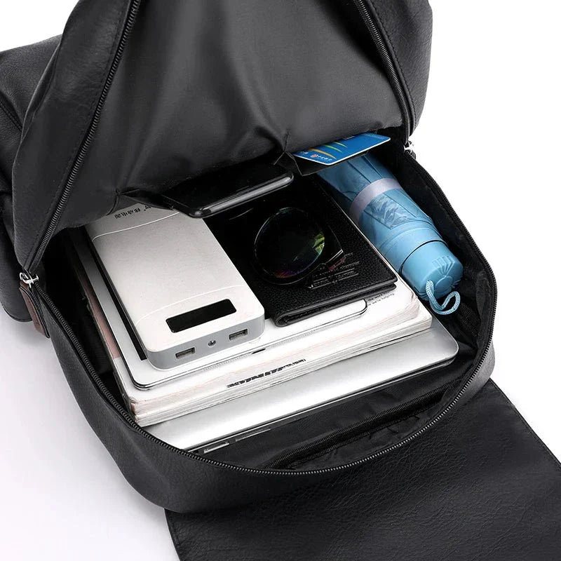 Leather Men's Backpack Balestrine