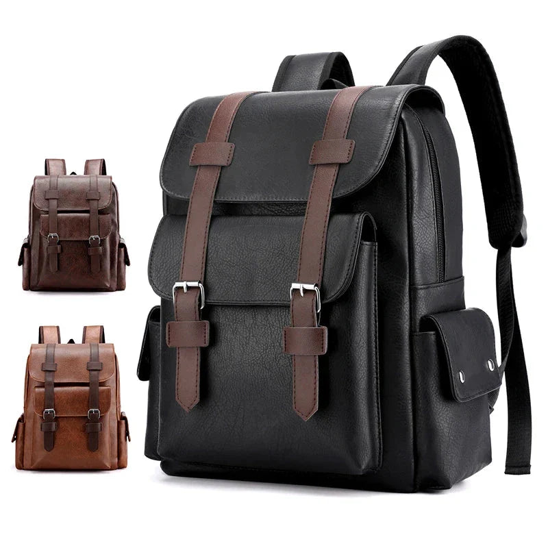 Leather Men's Backpack Balestrine