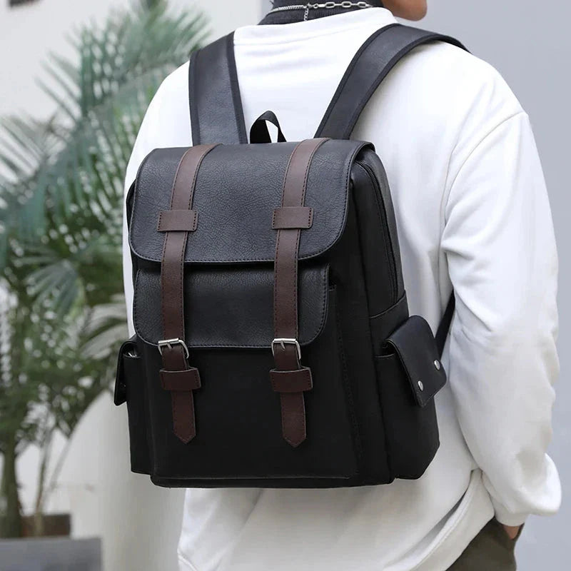 Leather Men's Backpack Balestrine