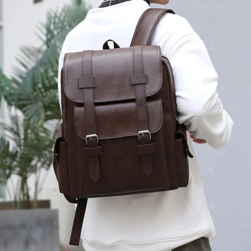 Leather Men's Backpack Balestrine