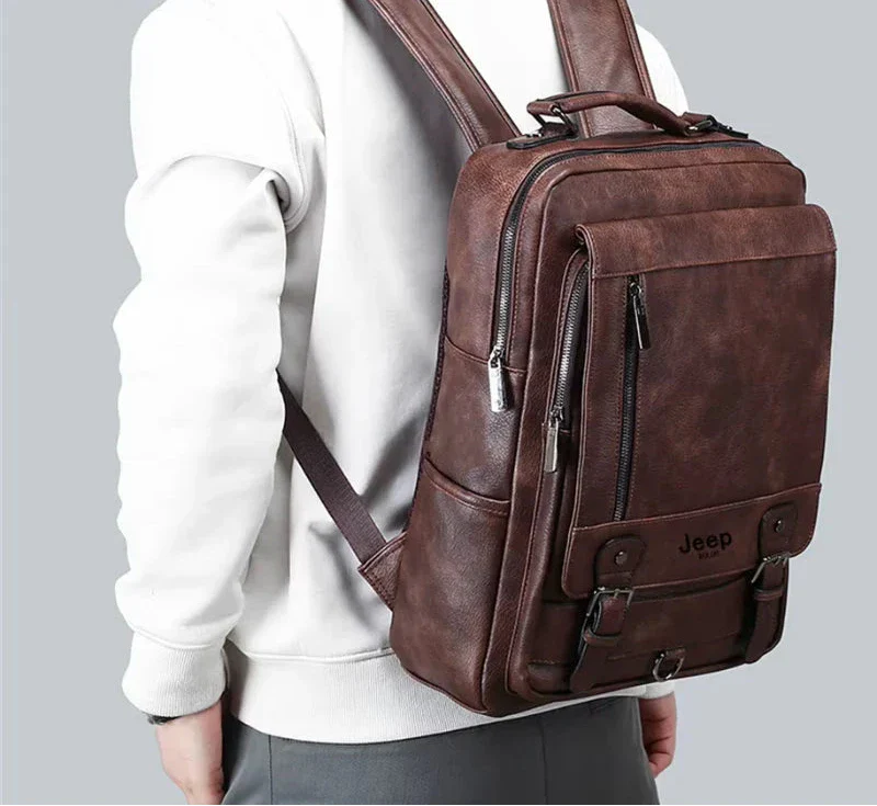London Leather Backpack