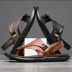 Lucian Leather Grip Sandals