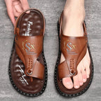 Lucian Leather Grip Sandals