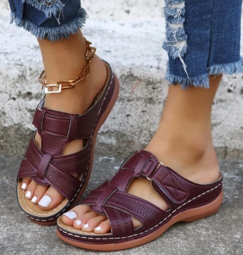 Luna Straps Women's Sandals in Vintage Leather