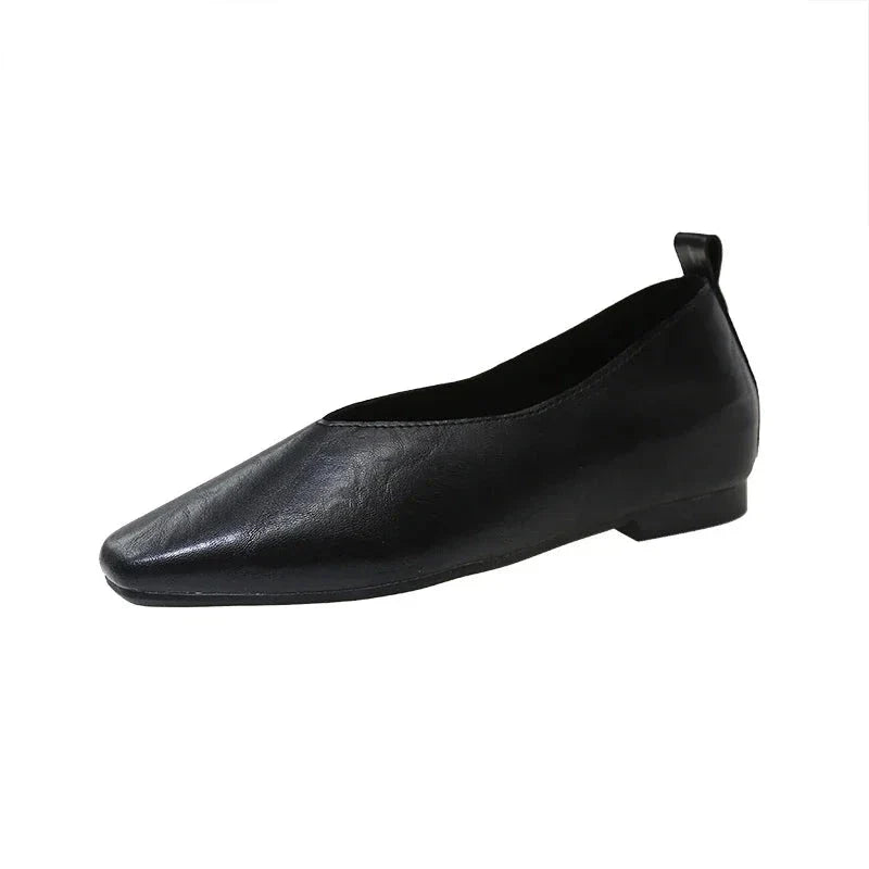 Luxe Veronne – Elegant Women's Leather Flats