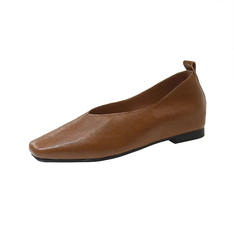 Luxe Veronne – Elegant Women's Leather Flats