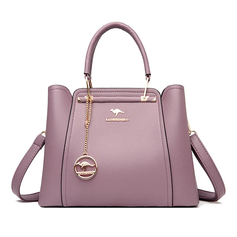 Luxurious Soft Leather Women's Shoulder and Crossbody Bag