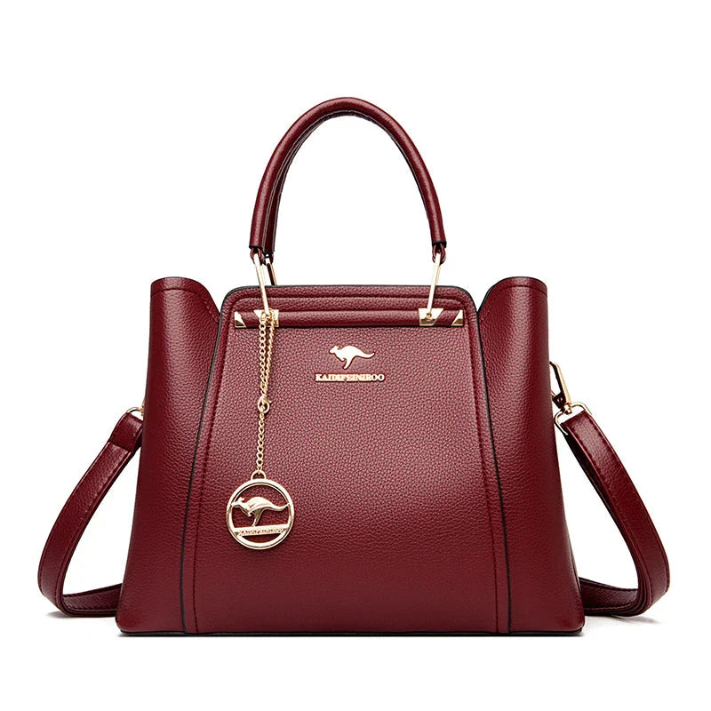 Luxurious Soft Leather Women's Shoulder and Crossbody Bag