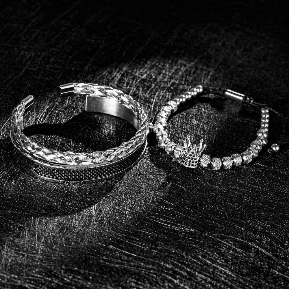 Vanguard Handmade Men's Bracelet Set