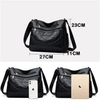 Luxury Soft Leather Crossbody Shoulder Bag