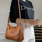 Luxury Soft Leather Crossbody Shoulder Bag