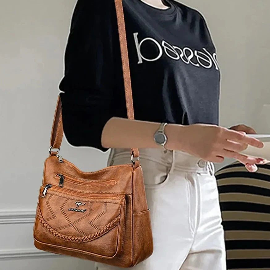 Luxury Soft Leather Crossbody Shoulder Bag