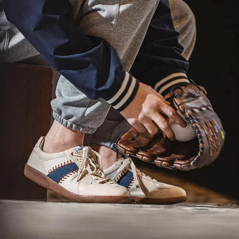 StitchRunner – Classic German Sneaker with Vintage Style