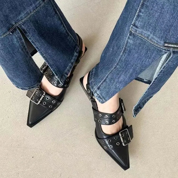Mary Jane Leather Shoes