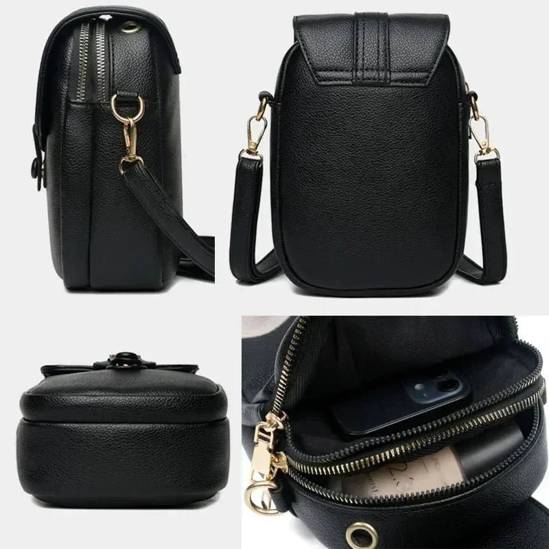 Maytê Retro Leather Women's Bag