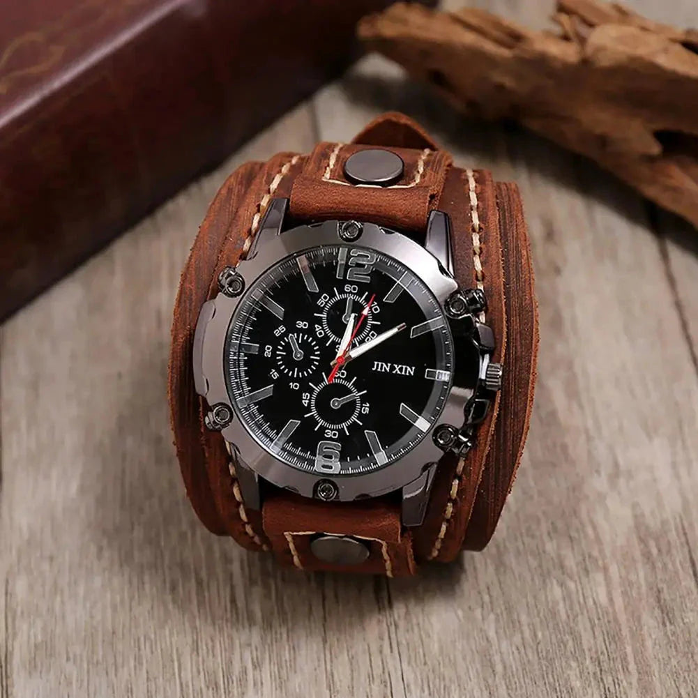 Bellator Men's Artisan Leather Watch