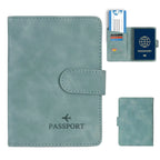 SkyVault Passport Holder in Leather – Elegant & Functional