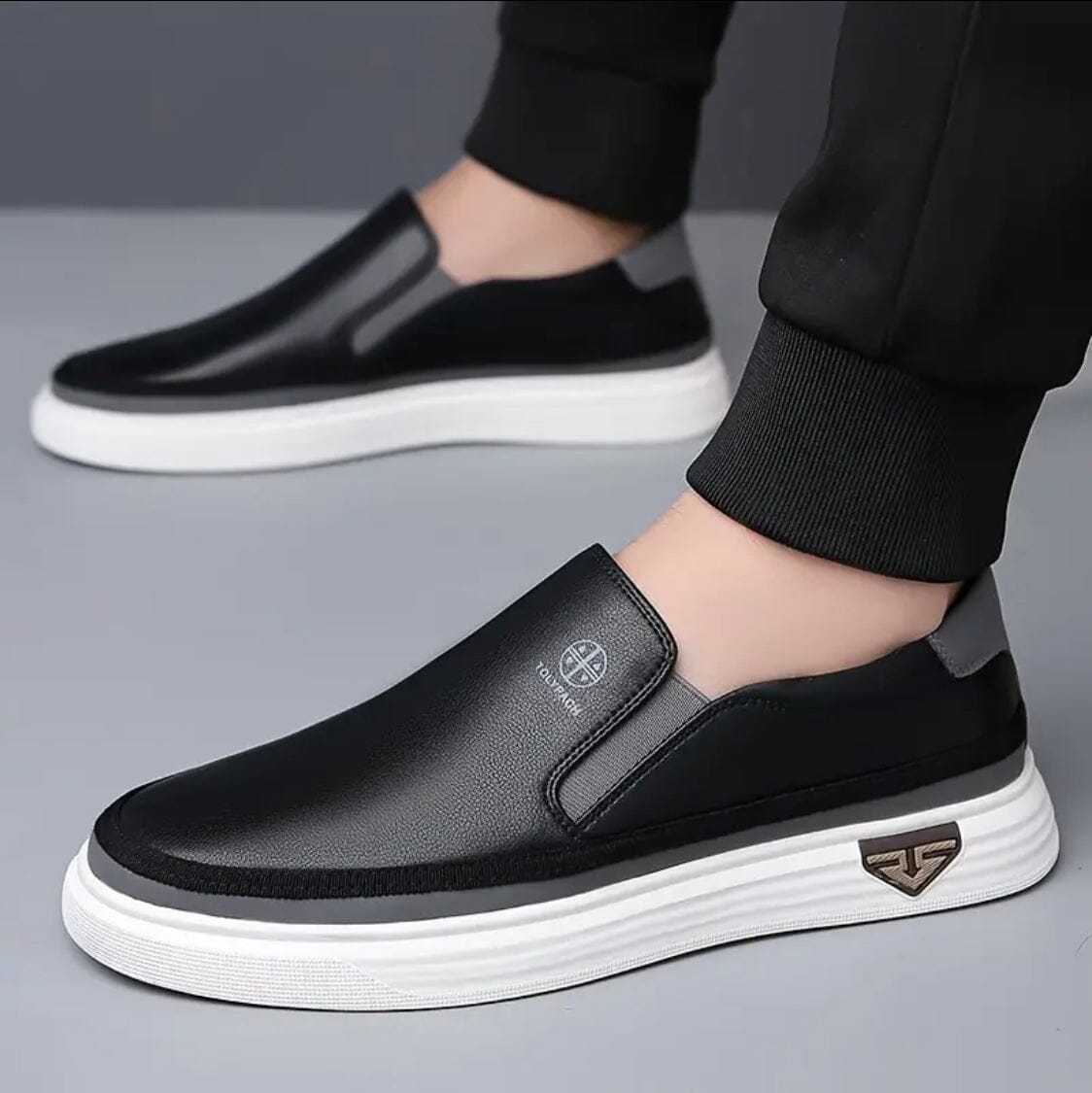 Men's Casual Leather Sneakers – Vittorio Rivano