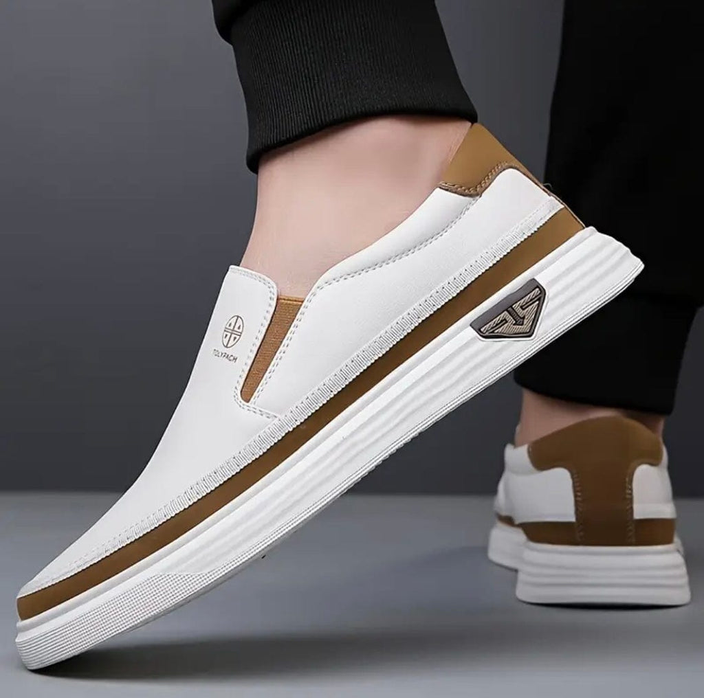 Men's Casual Leather Sneakers – Vittorio Rivano