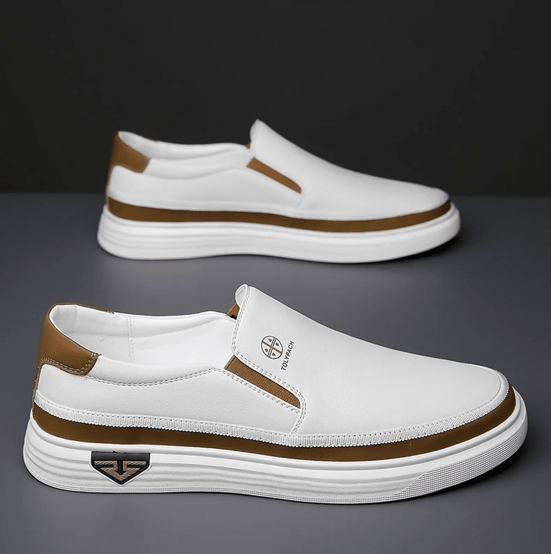 Men's Casual Leather Sneakers – Vittorio Rivano