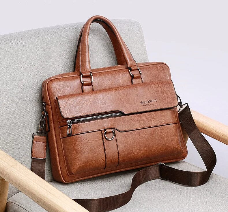 Men's Leather Briefcase Bag Wex