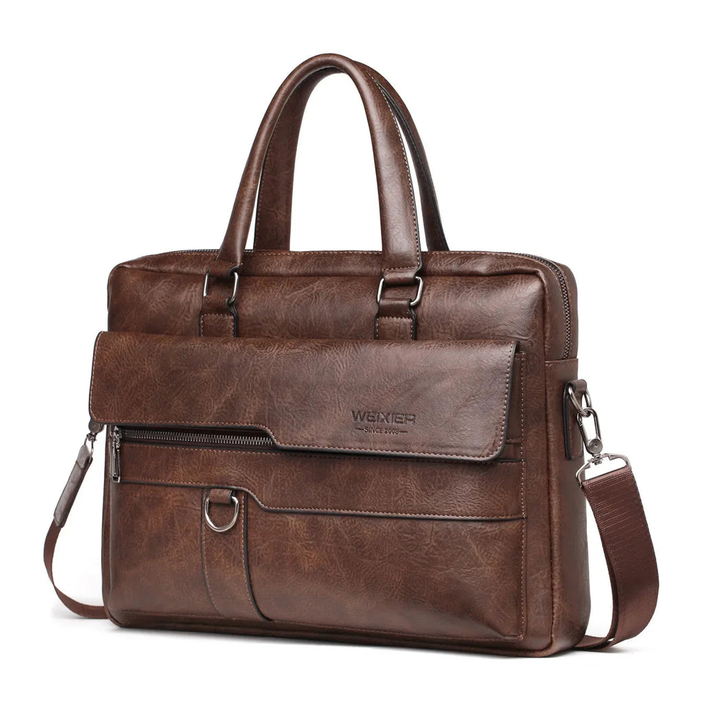 Men's Leather Briefcase Bag Wex