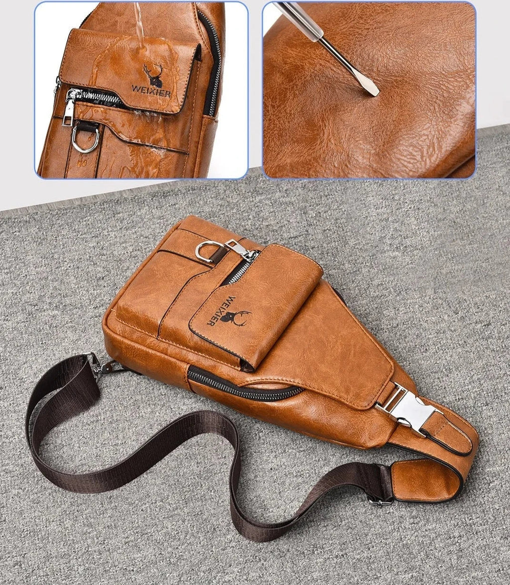 Phoenix Leather Crossbody Bag