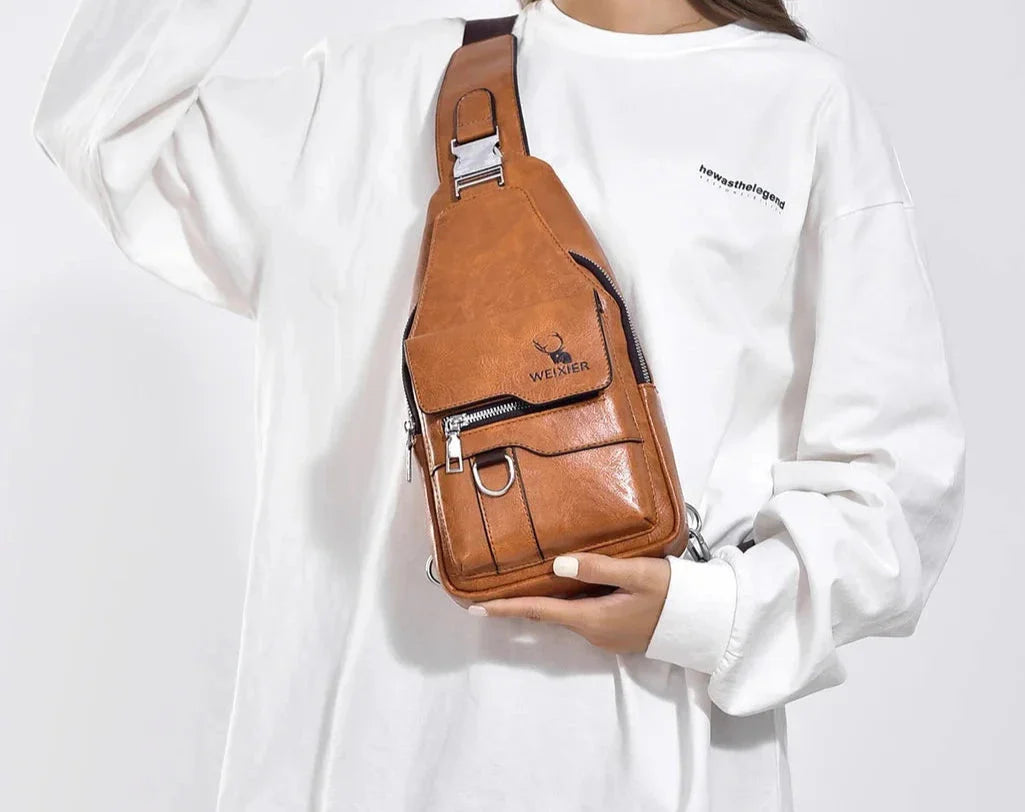 Phoenix Leather Crossbody Bag