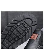 Men's Plush-Lined Leather Shoes