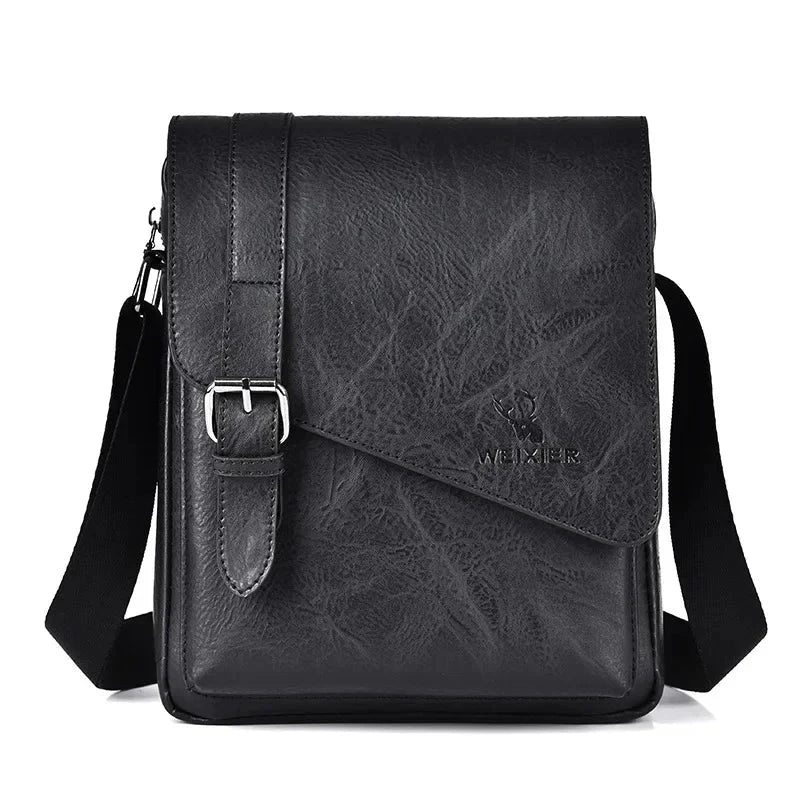 AlphaPort Men's Retro Leather Bag