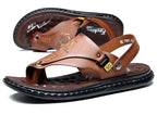 Lucian Leather Grip Sandals