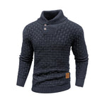 Nordic Elegance Knitted Men's Sweater