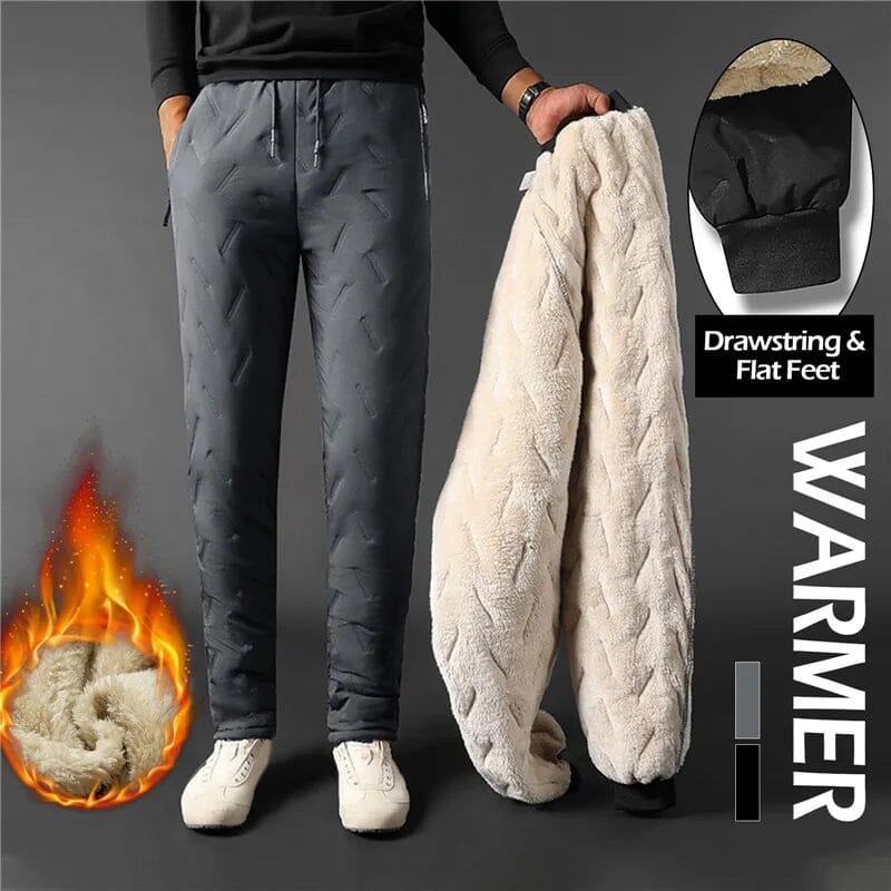Men's Winter Pants with Velvet Lining