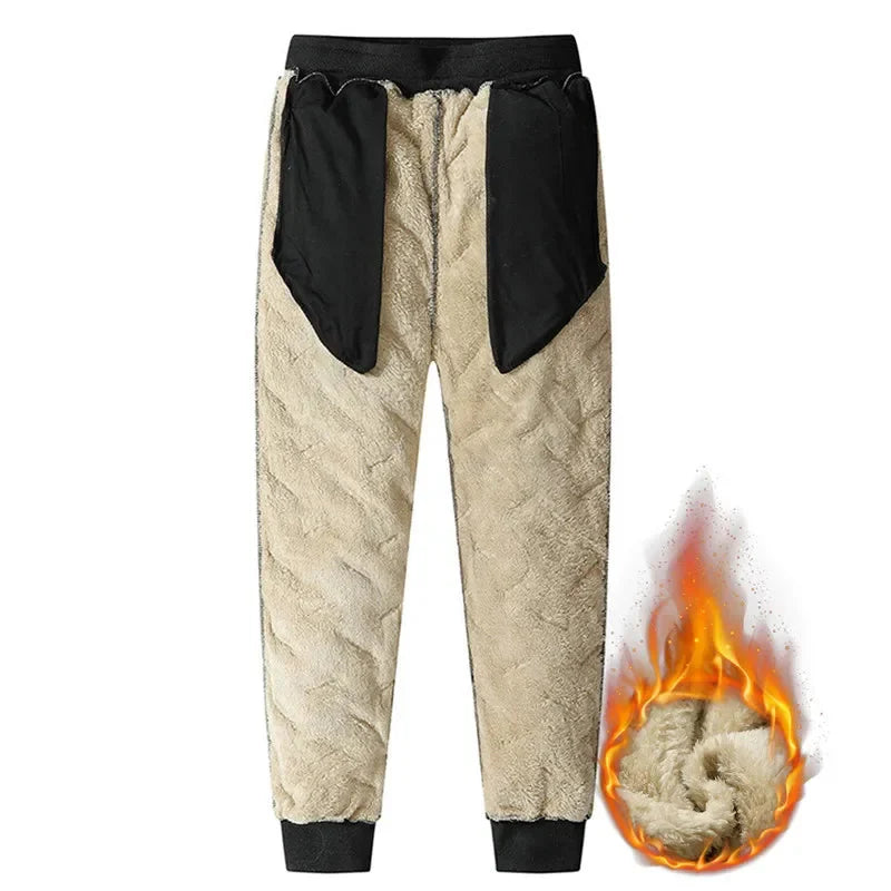 Men's Winter Pants with Velvet Lining