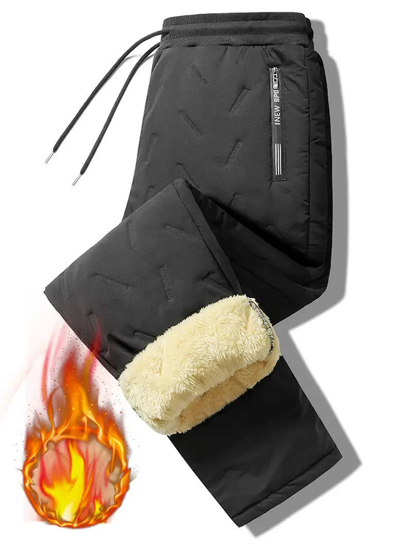 Men's Winter Pants with Velvet Lining