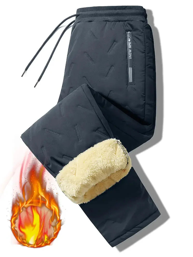 Men's Winter Pants with Velvet Lining