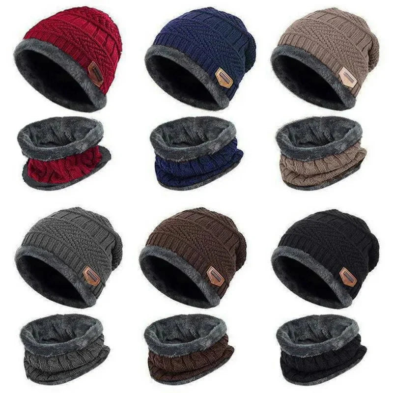 Men's Winter Set: Hat and Scarf