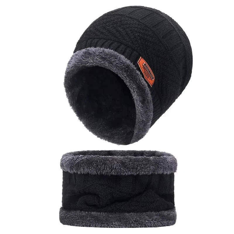 Men's Winter Set: Hat and Scarf