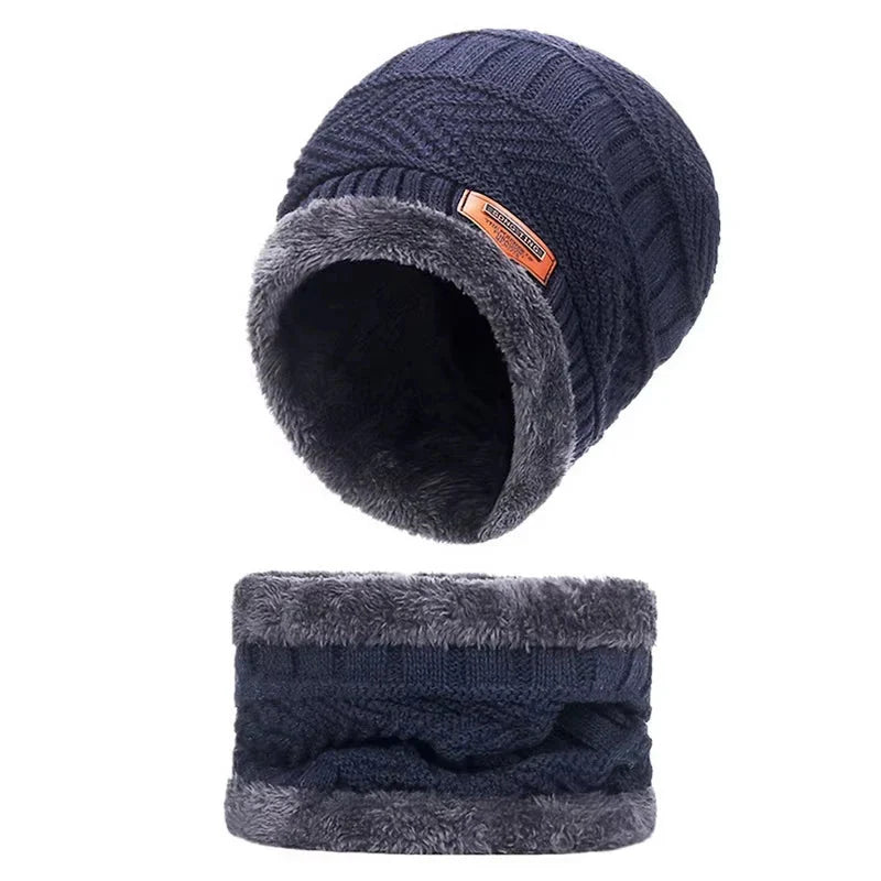 Men's Winter Set: Hat and Scarf