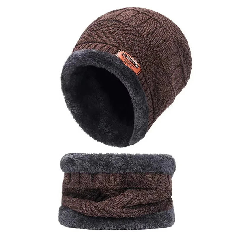 Men's Winter Set: Hat and Scarf