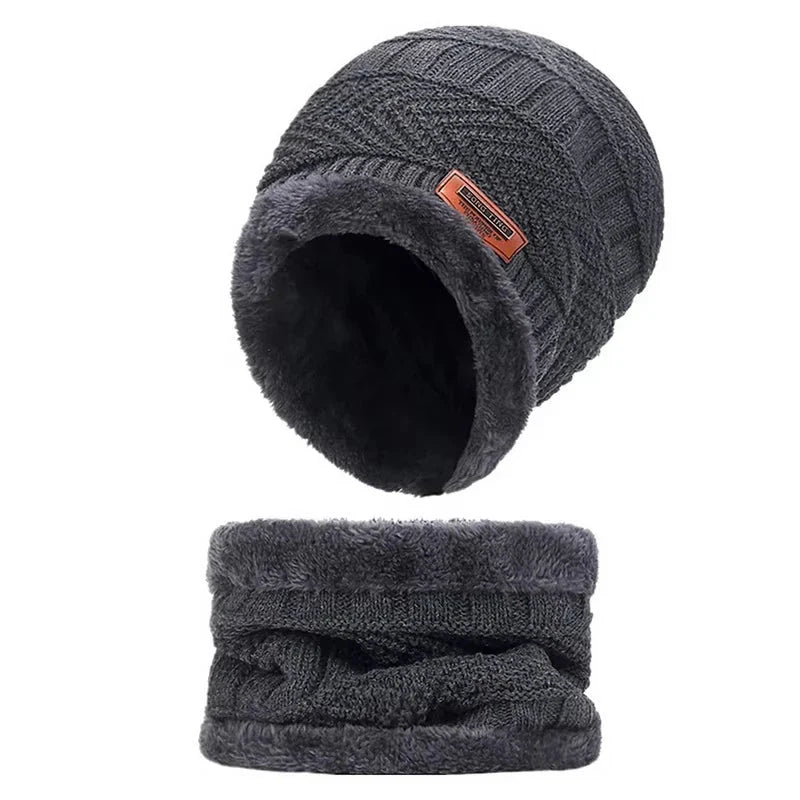 Men's Winter Set: Hat and Scarf