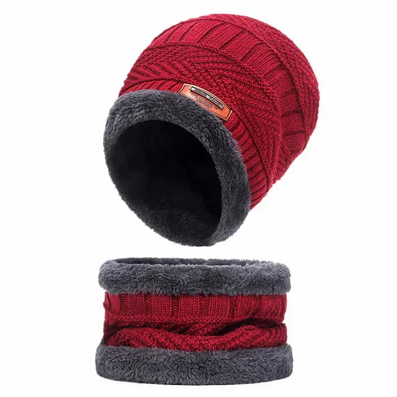 Men's Winter Set: Hat and Scarf