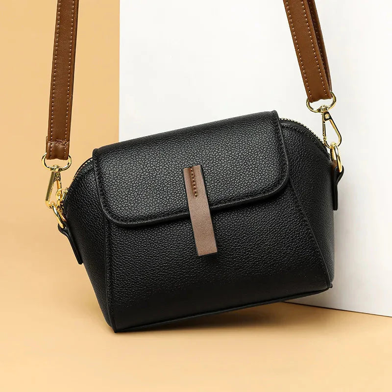 Millena Leather Shoulder Bag