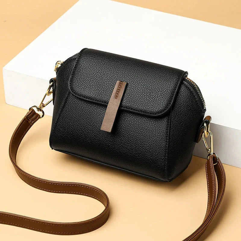Millena Leather Shoulder Bag