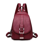 Multifunctional Women's Leather Backpack Allessa