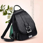 Multifunctional Women's Leather Backpack Allessa
