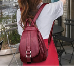 Multifunctional Women's Leather Backpack Allessa